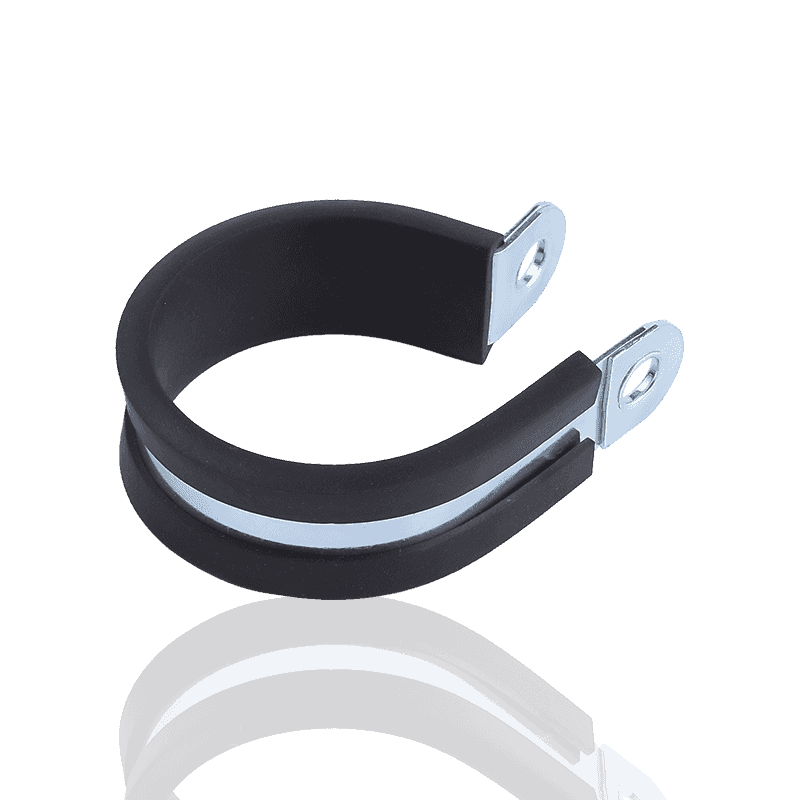 Rubber strip clamp