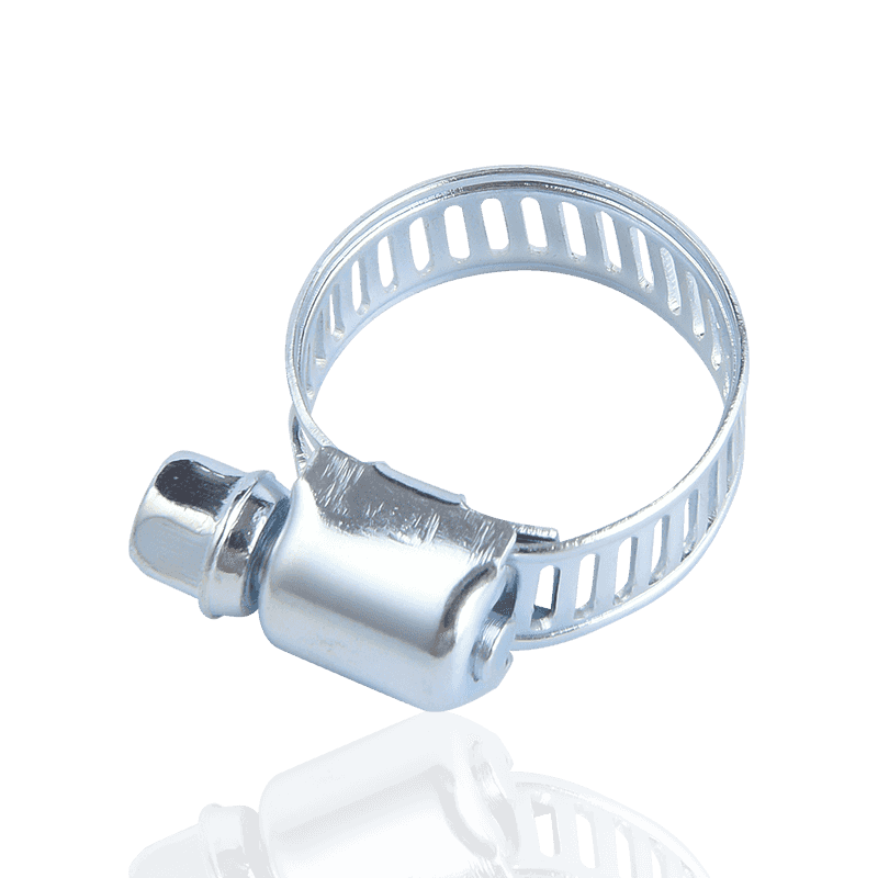 Small American type compression hose clamp